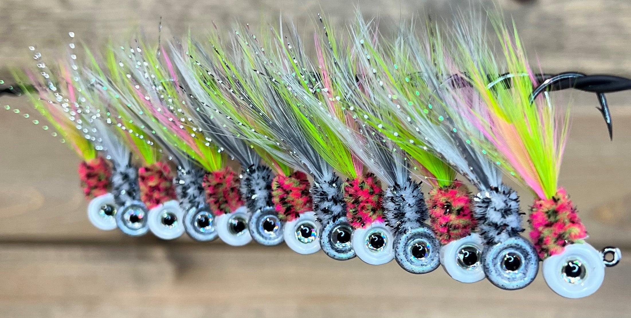 Hair Jigs Crappie Hollow Custom Tackle
