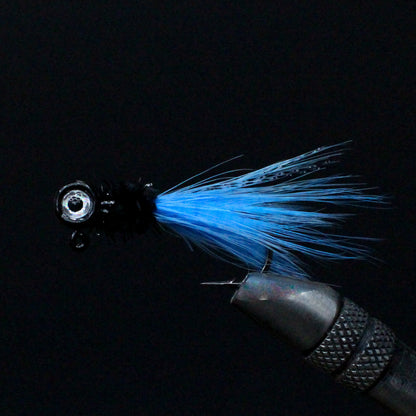 crystal fishing lure hair 6th Sense Pluck Jig 1/4 oz / Gum Minnow calling capability and slower gliding action for anglers working varied presentations and water columns Kalin's Google Eye Hair Jig,