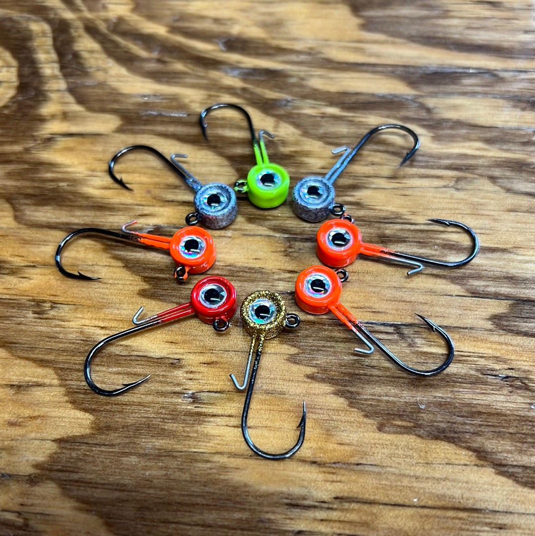 FREESTYLE JIG HEADS w/ BARB - 8 Pack